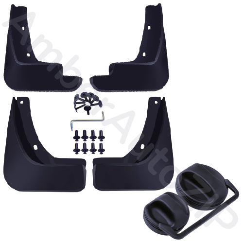 Комплект брызговиков + защитные заглушки GBT AC&DC АМБЕРАВТО